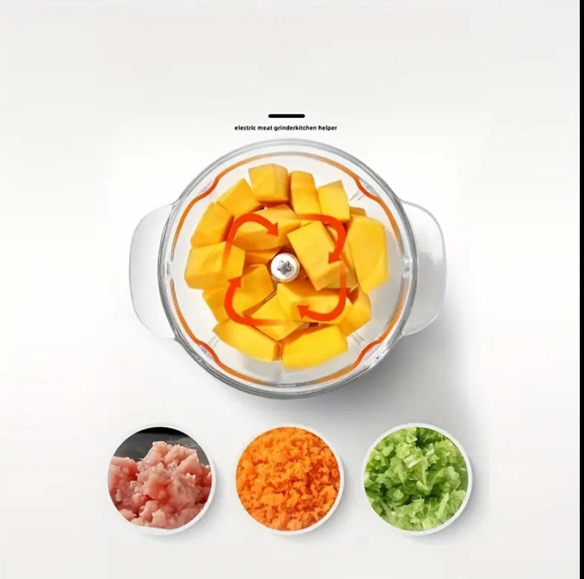 Manual Hand Food Chopper Machine for Meat & Vegetables | Hand-Powered Kitchen Cutter